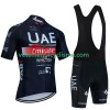 Homme Tenue Cycliste et Cuissard à Bretelles Uae Emirates 2023 N002